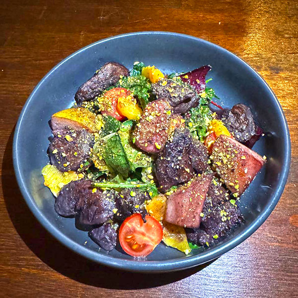 Салат з печінкою